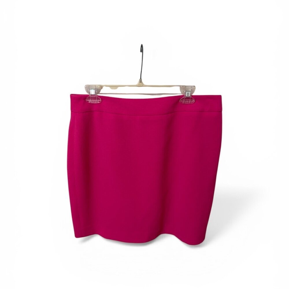 Bar III Hot Pink Short Skirt Zipper Lined Women's 12 - Picture 2 of 5